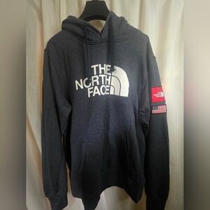 The North Face Men's Americana Tri-Blend Hoodie Dark Grey Small